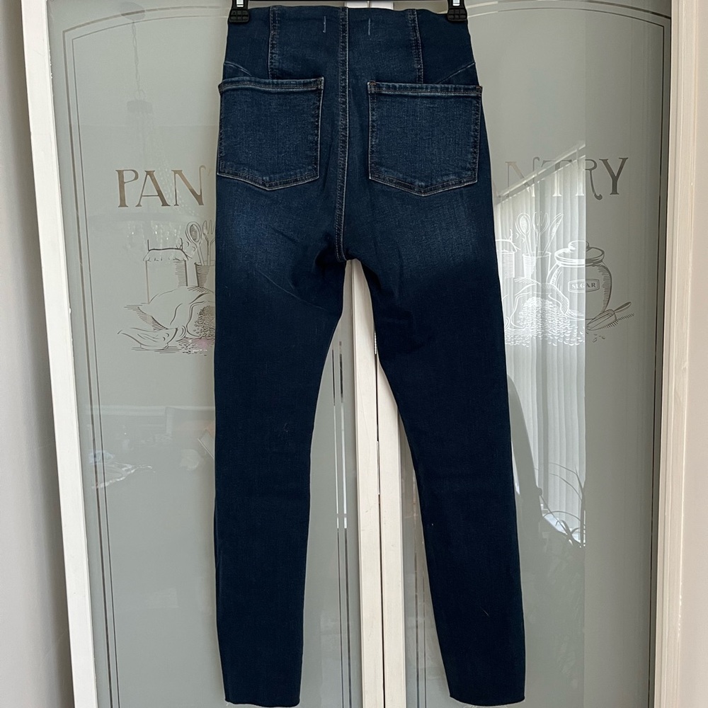 Free People Miles Away Dark Blue Skinny Jeans - Picture 6 of 13